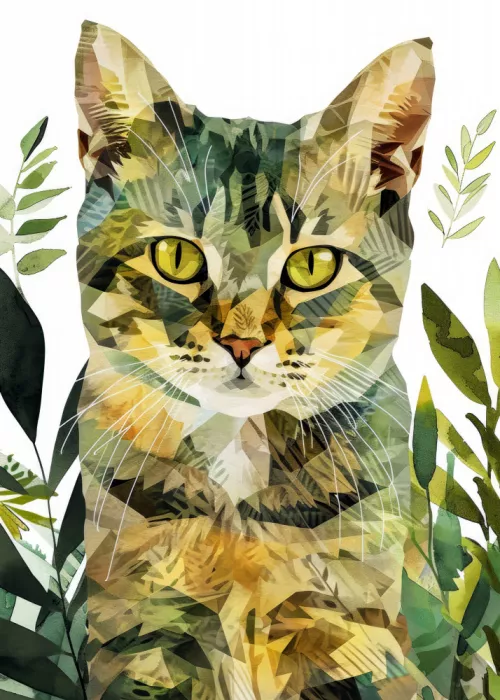 Jaszke, Justyna: Gatito - Arte Animal en Acuarela (1)