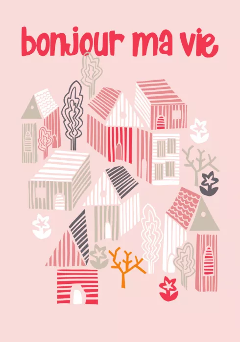 Annick: Bonjour mi vida; Colección Vida urbana rosa perla