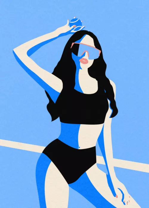 Feist, Rosi: Modrá sportovní dívka