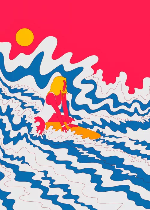 Wade, Stephen: Ragazza surfista