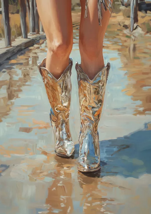 IV, Studio Pictufy: Silver Cowgirl
