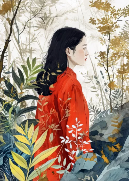 Jaszke, Justyna: In the Forest Woman and Nature