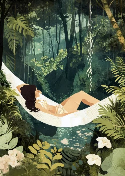 Jaszke, Justyna: Tiempo de relax - Mujer y naturaleza