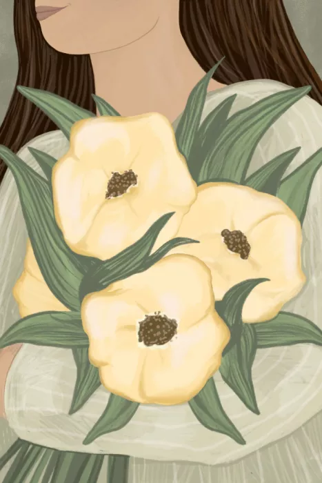 EMELIEmaria: Fleurs jaune pâle