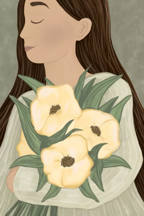 EMELIEmaria: Fleurs jaune pâle