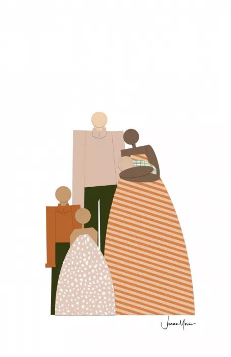 Morris, Jemma: Multiracial Family in Orange