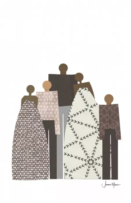 Morris, Jemma: Family Portrait in Brown