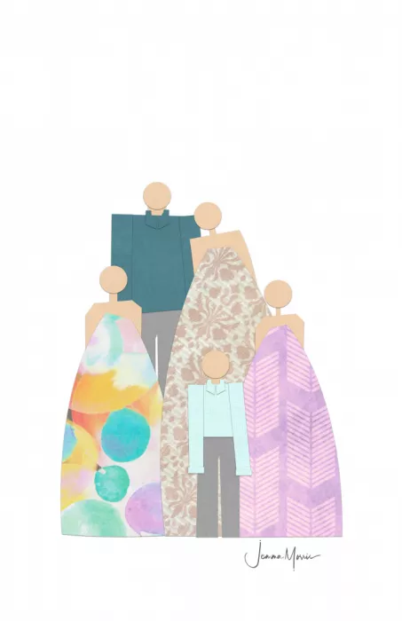Morris, Jemma: Colorful Family of 5