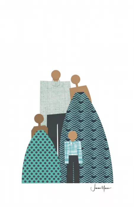 Morris, Jemma: Family in Green