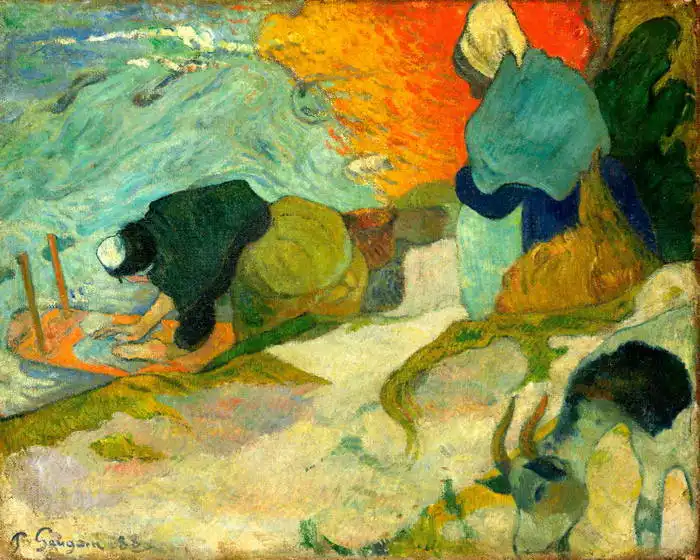 Gauguin, Paul: Pradleny v Arles
