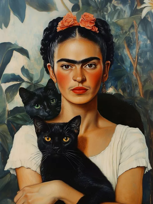 Dikhotomy: Frida y gatos