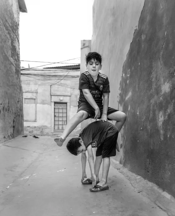 Alsofey, Bashar: Having a good time with my friend