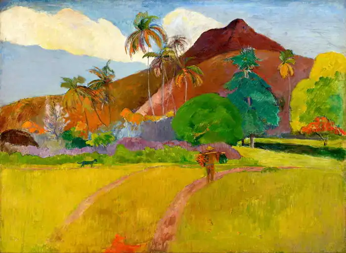 Gauguin, Paul: Tahitská krajina