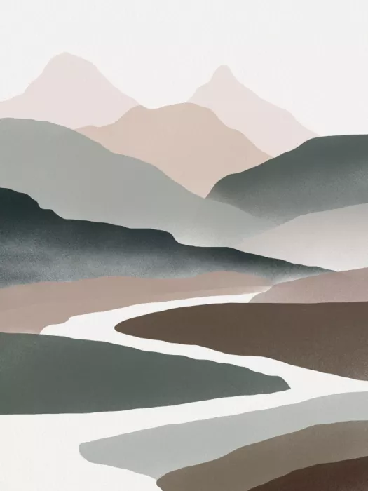Dean, Little: Serene Mountain Silhouettes