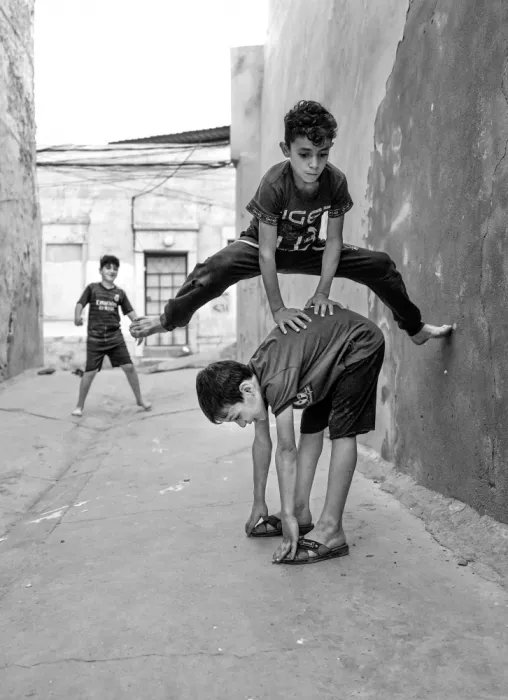 Alsofey, Bashar: Having a good time with my friends