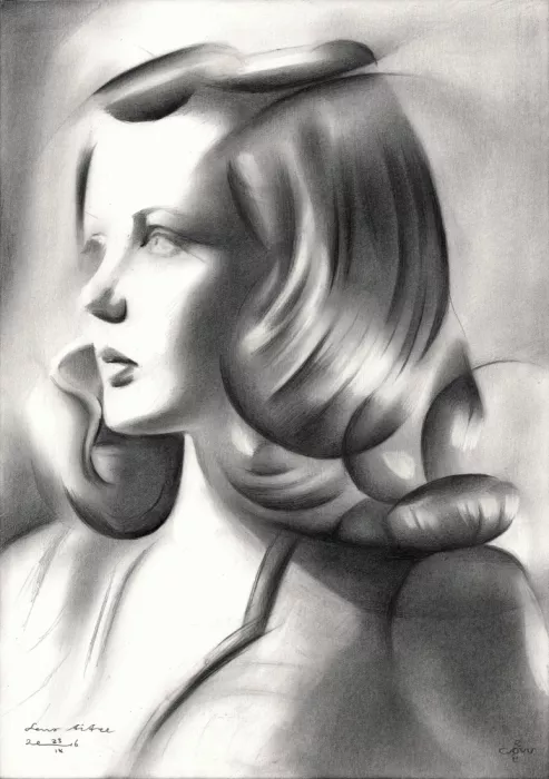 Akkers, Corné: Sans Titre - 23-09-16 (Gene Tierney)