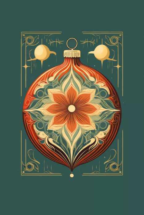 cartissi, casa: Bows and Baubles: Christmas Bauble Tarot 1