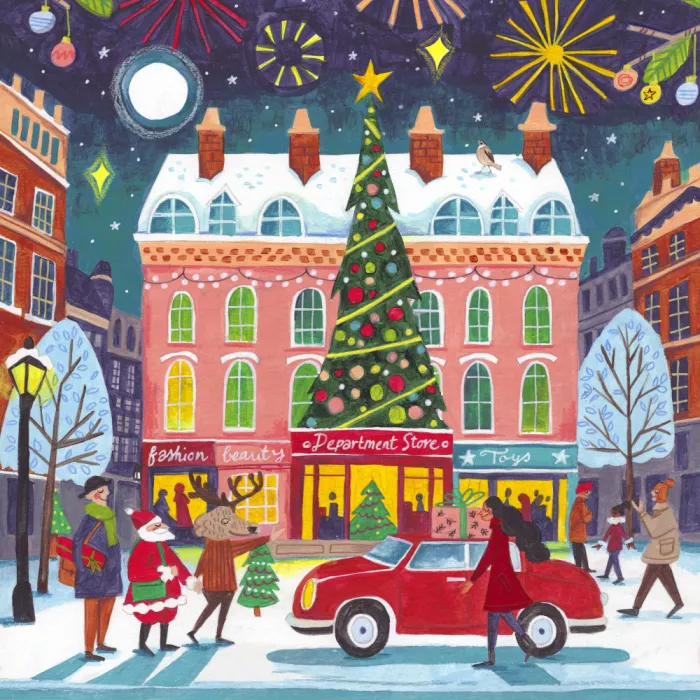 Müller, Bonne Caroline: Achats de Noël en ville