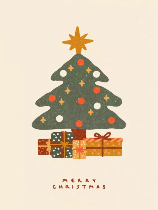 NKTN: Christmas tree with gifts