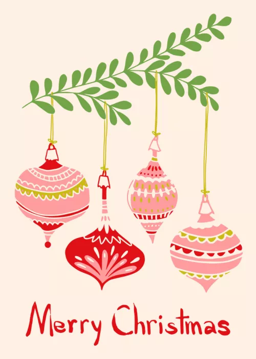 Annick: Cheerful little Christmas baubles