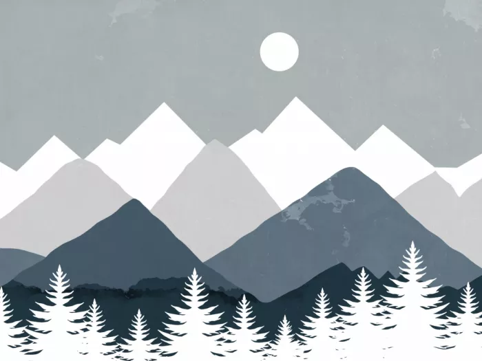 Dean, Little: Serene Berglandschaft