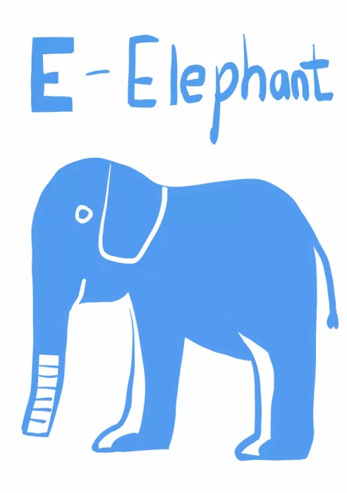 Bursic, Sharyn: Großer blauer Elefant