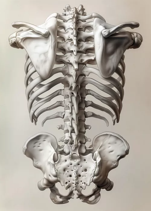 Jaszke, Justyna: Anatomy Art 95 skeleton