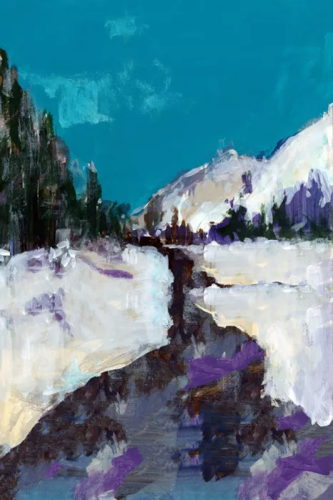 cartissi: Escena invernal en el bosque 3
