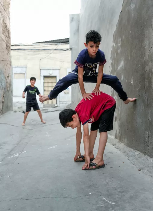 Alsofey, Bashar: Having a good time with my friends