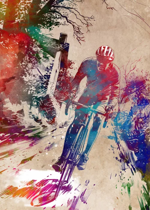 Jaszke, Justyna: Cycling Sport Digital Art 2