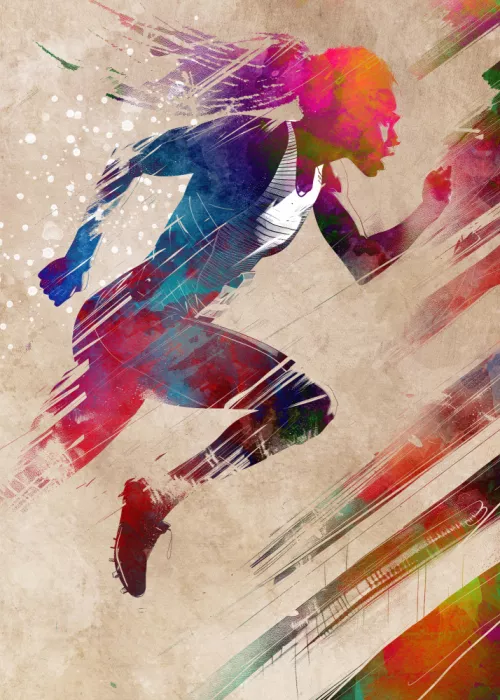 Jaszke, Justyna: Jogging  Sport Digital Art