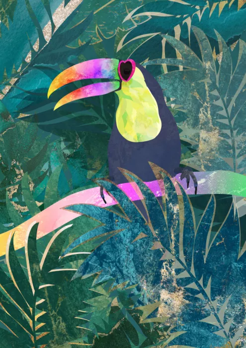 Manovski, Sarah: Jungle Rainbow Toucan