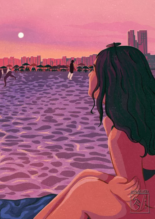 Oliveira, Sarah: Mädchen am Strand