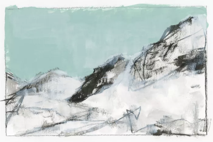 cartissi: Estampa Montañas Blancas Nº1