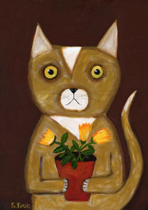 Bursic, Sharyn: Topfpflanze Katze