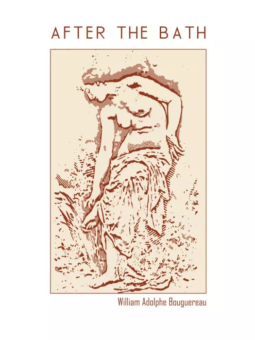 Project, Doa: Line Art Minimalista – Dopo il bagno – Adolphe William Bouguereau (1894)