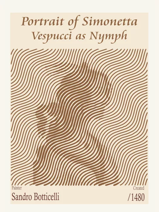 Project, Doa: Portrét Simonetty Vespucciové jako nymfa – Sandro Botticelli (1480)
