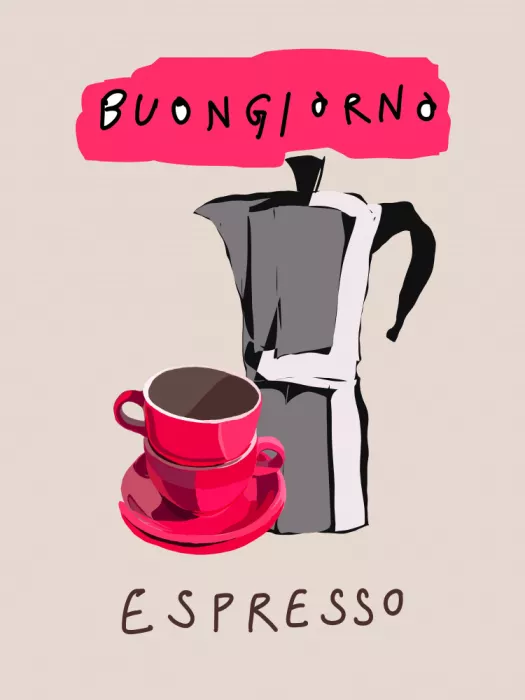 cartissi, casa: Buongiorno Espresso Poster