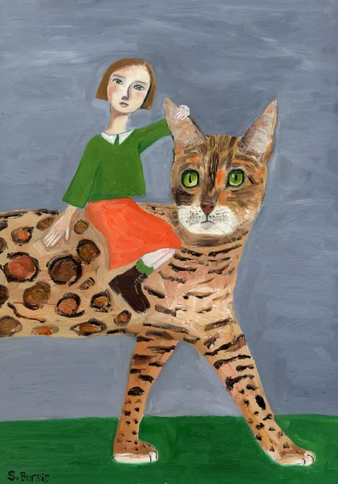 Bursic, Sharyn: Mädchen auf Bengal-Katze