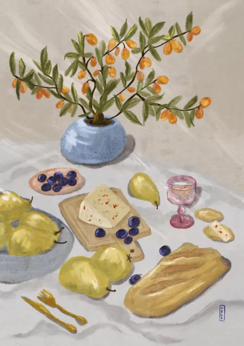 Nell, Dirkie: Gin a tonic v odpoledním slunci – ilustrace