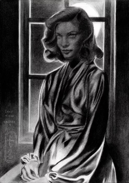 Akkers, Corné: Sans Titre - 30-10-24 (Lauren Bacall)