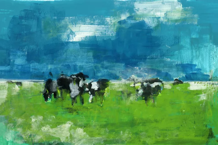 cartissi: Vacas en el paisaje Estampa n.º 1