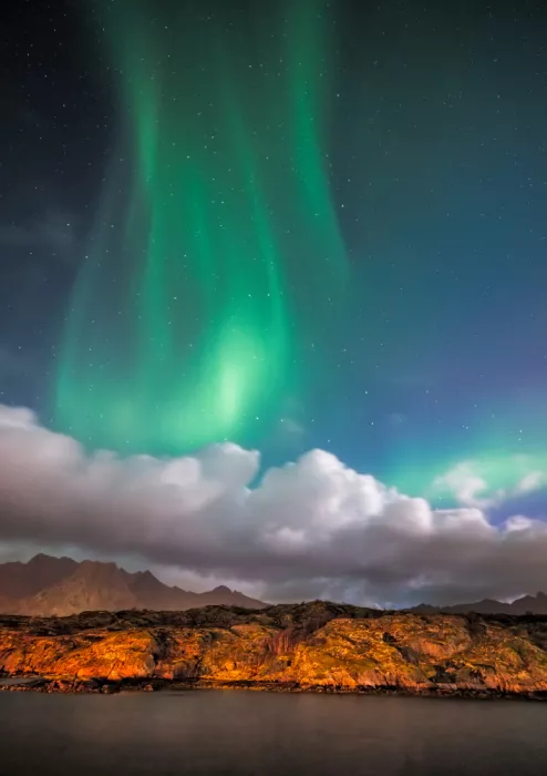 Yu, Zhen James: Fronteras nórdicas a la luz de velas - Aurora boreal