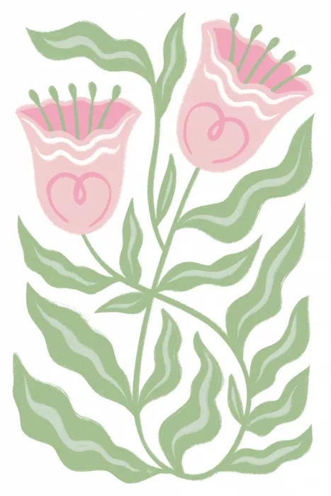 Martina: Tulipanes rosas en flor