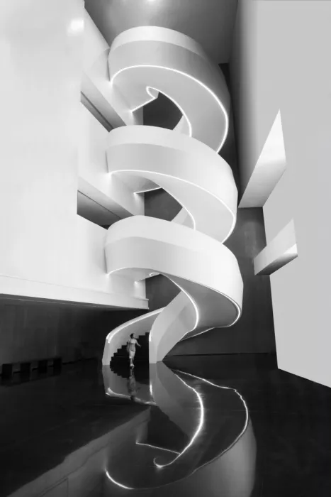 konglingming: Spiraltreppe