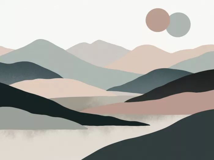 Dean, Little: Nordic landscape mountain range 07