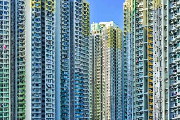 Chung, Ho Tong: Conjunto de vivienda pública densamente diseñado