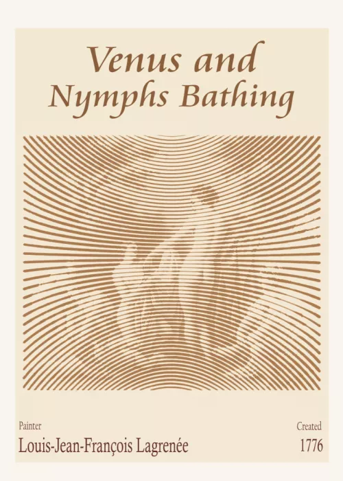 Project, Doa: Vénus et les Nymphes se baignant (1776) – Louis Jean François Lagrenée (français, 1724–1805)