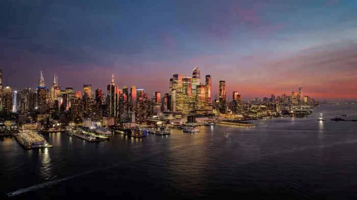 Dai, (David) Wei: Abendlichter am Hudson
