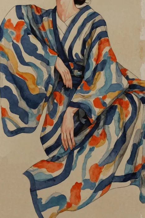Studio, Miuus The: Fließende Kimono-Muster